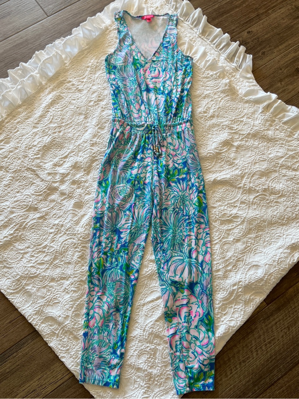 Lilly Pulitzer Multicolor Floral Sleeveless Jumpsuit